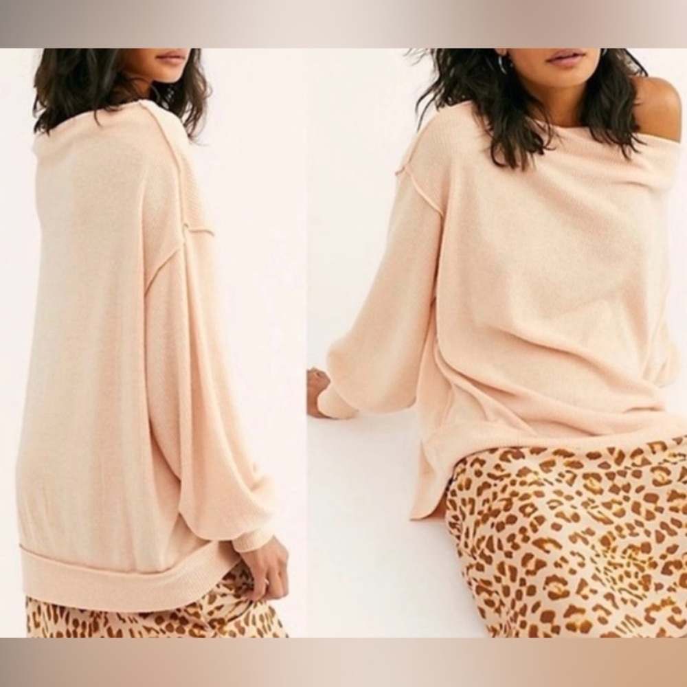 Free People|We The Free Women’s Sz XS‎ Main Squeeze Hacci Off The Shoulder Top - Picture 3 of 15